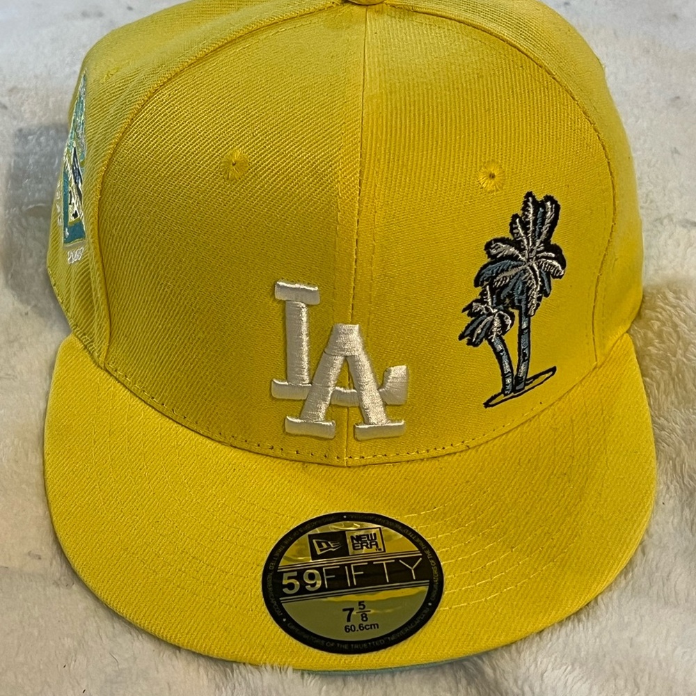 New Era Bright Yellow LA Cap